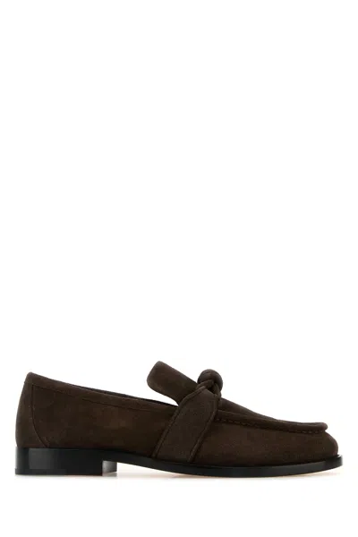 Bottega Veneta Mocassino Con Nappina In Suede Co 796696v3qe1 2113