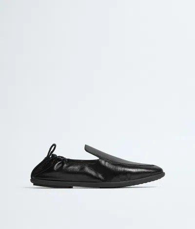 Bottega Veneta Nappa Leather Dawson Loafers In Black