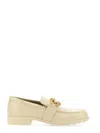 Bottega Veneta Almond-toe Leather Loafers