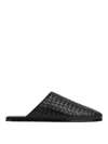 Bottega Veneta Black Sunday Slippers In Negro