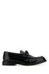 Bottega Veneta Men's Tie Brushed Calfskin Bit Loafers In Black