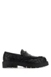 Bottega Veneta Haddock Intrecciato Leather Loafers In Black