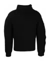 Bottega Veneta Sweater Double Face Shetland In Black