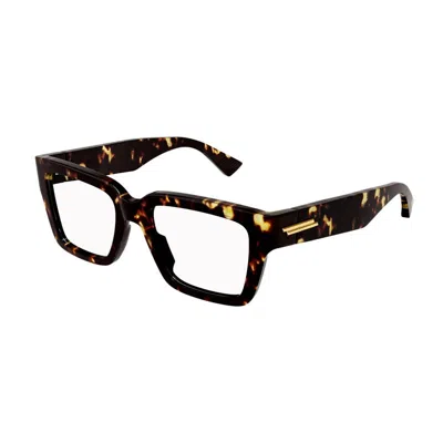 Bottega Veneta Modern Clear-lens Eyeglasses For Women In Multi