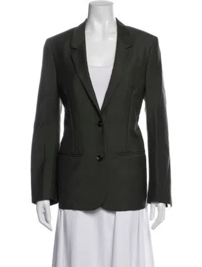 Pre-owned Bottega Veneta Mohair Blazer In Green