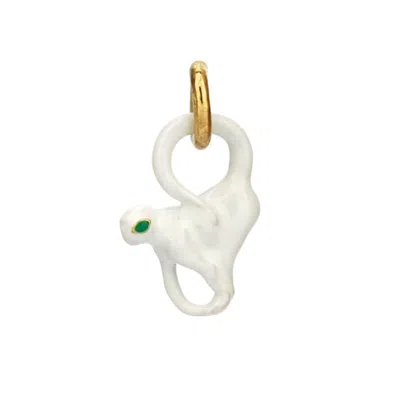 Bottega Veneta Monkey Jewelry Charm White In ["white"]