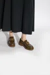 Bottega Veneta ‘monsieur' Leather Loafers In Green