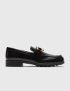 Bottega Veneta Monsieur Calfskin Bit Loafers In Black