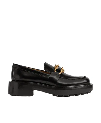 Bottega Veneta Monsieur Loafer Shoes In Nero Neri E Grigi