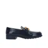 Bottega Veneta Monsieur Calfskin Bit Loafers In Blue