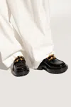 Bottega Veneta Monsieur Leather Loafers In Black