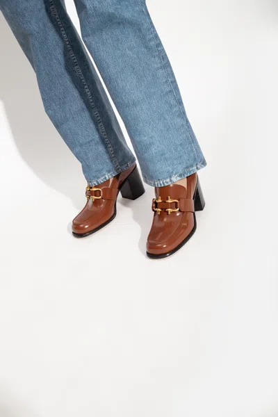 Bottega Veneta Monsieur Loafer Pump In Brown