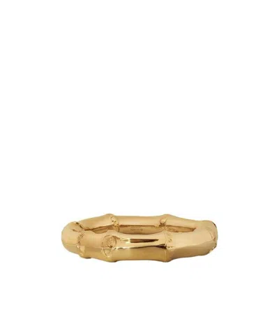 Bottega Veneta Moulded Bangle In Gold
