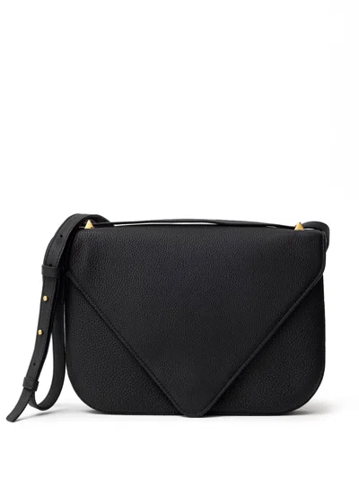 Bottega Veneta Mount Black Leather Shoulder Bag