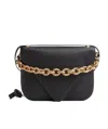 Bottega Veneta Mount Small Envelope Shoulder Bag In Black