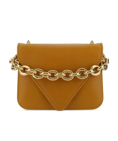 Bottega Veneta Mount Leather Crossbody Bag In Multicolor