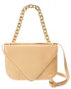 Bottega Veneta Mount Leather Shoulder Bag In Beige