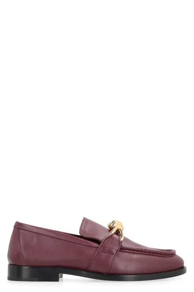 BOTTEGA VENETA BOTTEGA VENETA MUD LEATHER LOAFERS
