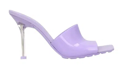 Pre-owned Bottega Veneta Mule Heel Sandal Puddle Sole Wisteria (women's) Sneakers In Purple