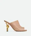 Bottega Veneta Knot Mules In Beige
