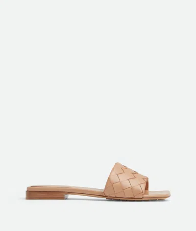 Bottega Veneta Flache Parco Mules In Pink