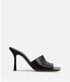 Bottega Veneta Stretch Leather Sandals In Noir