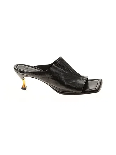 Pre-owned Bottega Veneta Mule/clog In Black