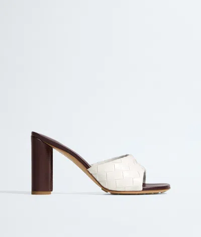 Bottega Veneta Livia Mule In White