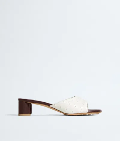 Bottega Veneta Livia Mule In White
