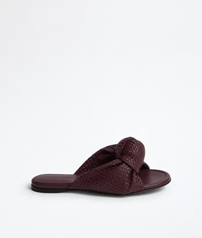 Bottega Veneta Mules Plates Cherry In Burgundy