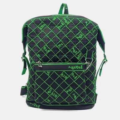 Pre-owned Bottega Veneta Multicolor Fabric Reverse Logo Backpack