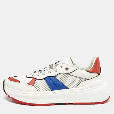 Pre-owned Bottega Veneta Multicolor Leather And Mesh Speedster Sneakers Size 40