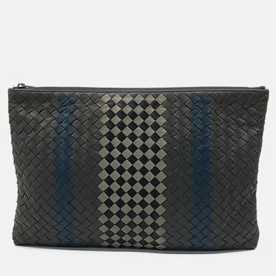 Pre-owned Bottega Veneta Multicolor Leather Mesh Clutch