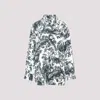 Bottega Veneta Multicolor Printed Silk Shirt In Multicolor