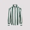 Bottega Veneta Long-sleeved Striped Shirt In Multicolor