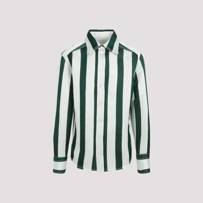 BOTTEGA VENETA MULTICOLOR STRIPED PATTERN SHIRT