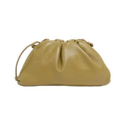 Pre-owned Bottega Veneta Mustard Leather Shoulder Bag ()