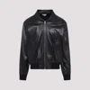 Bottega Veneta Nappa Leather Coat With Classic Collar In Black