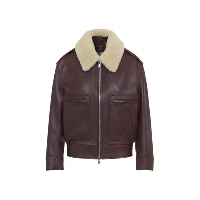 BOTTEGA VENETA BOTTEGA VENETA NAPPA BLOUSON WITH SHEARLING WOMEN