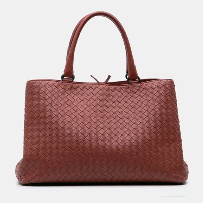 Pre-owned Bottega Veneta Nappa Intrecciato Milano Tote