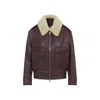 Bottega Veneta Nappa Leather And Shearling Coat With Chic Silhouette