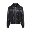 Bottega Veneta Nappa Leather Coat With Classic Collar In Black