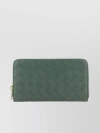 BOTTEGA VENETA NAPPA LEATHER INTRECCIATO WALLET WITH QUILTED PATTERN