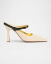 Bottega Veneta Nappa Leather Mary Jane Pumps In Black