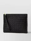 Bottega Veneta Nappa Leather Pouch With Detachable Wrist Handle