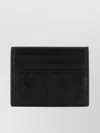 Bottega Veneta Black Card-holder With Intreccio Motif In Leather Woman