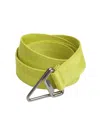 Bottega Veneta Triangular Needle Buckle Belt In Green