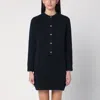 Bottega Veneta Boucle Cardigan In Blue