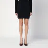 Bottega Veneta Mini Skirt In Cotton Blend With Front Pockets In Blue