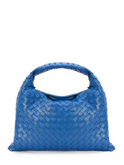 Bottega Veneta Blue Small Handbag With Intrecciato Motif For Women